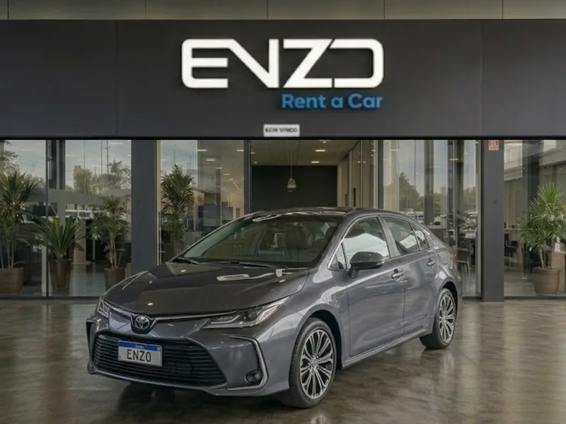 Toyota Corolla para locação na Enzo Rent a Car